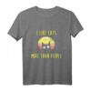 I Like Cats More Than People - Katzen Mama Geschenk T-Shirt für Tierliebhaber, Freunde & Katzenfans