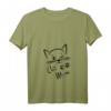 Damen Katzen Mama T-Shirt mit V-Ausschnitt - Lustiges und niedliches Katzen Design für Katzenliebhaberinnen