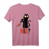 Lustiges Katzen T-Shirt - Was? Katzen Outfit mit Humor für Katzenliebhaber, Katzenmamas und Halloween Kostümideen