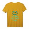 Damen Lustiges Katzen T-Shirt mit V-Ausschnitt - We are all mad here Grinsekatze für Halloween, Weihnachten & Geburtstage