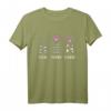 Stein Papier Schere Katze Katzenpfote T-Shirt – Lustiges Tiermotiv für Katzenliebhaber und Tierfreunde