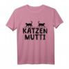 Schönes Katzenmutti T-Shirt für Damen und Kinder – Perfektes Geschenk für Katzenliebhaberinnen zu Geburtstag & Weihnachten