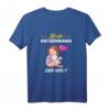 Damen Katzen Mama T-Shirt - Beste Katzenmama der Welt, Geschenk für Katzenliebhaberinnen & Crazy Cat Ladies zu Geburtstagen, Weihnachten & besonderen Anlässen
