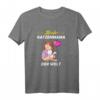 Damen Katzen Mama T-Shirt - Beste Katzenmama der Welt, Geschenk für Katzenliebhaberinnen & Crazy Cat Ladies zu Geburtstagen, Weihnachten & besonderen Anlässen