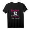 Endlich 12 Jahre Mädchen T-Shirt – Lustiges Geburtstagsgeschenk mit Herz und Sternen für Tochter, Nichte oder Enkelin