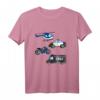 Kinder Polizei T-Shirt für Jungen mit Polizeiauto, Motorrad & Hubschrauber – Perfektes Geschenk für kleine Polizisten zu Geburtstag & Weihnachten