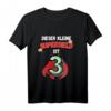 Kinder T-Shirt mit Superheldenumhang für den 3. Geburtstag – Lustiges und cooles Geschenk für Jungen zum 3. Geburtstag