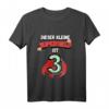 Kinder T-Shirt mit Superheldenumhang für den 3. Geburtstag – Lustiges und cooles Geschenk für Jungen zum 3. Geburtstag