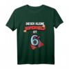 Kinder Superheld T-Shirt - Lustiges Geschenk zum 6. Geburtstag für Jungen, Sohn & Enkel, mit Superheldenumhang