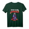 Kinder Superheld T-Shirt zum 5. Geburtstag - Lustiges Geschenk für kleine Helden mit Superheldenumhang