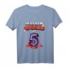 Kinder Superheld T-Shirt zum 5. Geburtstag - Lustiges Geschenk für kleine Helden mit Superheldenumhang