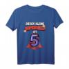 Kinder Superheld T-Shirt zum 5. Geburtstag - Lustiges Geschenk für kleine Helden mit Superheldenumhang