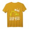 Mini Bauherr I Bagger I Lustiges Kinder Baustellen T-Shirt – Perfektes Geschenk für kleine Bauherren & Richtfest-Outfit