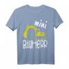 Mini Bauherr I Bagger I Lustiges Kinder Baustellen T-Shirt – Perfektes Geschenk für kleine Bauherren & Richtfest-Outfit