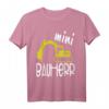 Mini Bauherr I Bagger I Lustiges Kinder Baustellen T-Shirt – Perfektes Geschenk für kleine Bauherren & Richtfest-Outfit