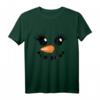 Lustiges Schneemann Gesicht T-Shirt mit Wimpern - Perfekt für Winterurlaub, Skiausflug & als Kinderkostüm