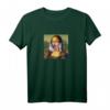 Mona Lisa Lollypop Kunst T-Shirt - Retro Look, Used Style, Geschenkidee für Weihnachten & Geburtstag für Erwachsene und Kinder