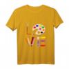 Kunst Liebe Geschenk für Lehrer und Künstler - Maler T-Shirt mit Pinsel, Farben & Liebe für kreative Menschen