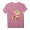 Kunst Liebe Geschenk für Lehrer und Künstler - Maler T-Shirt mit Pinsel, Farben & Liebe für kreative Menschen