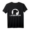 Labbimom Geschenk Labrador Mama Retriever - Schwarzes T-Shirt für Hundefans, perfekt für Labrador Liebhaber und Hundebesitzer zu Weihnachten, Geburtstag, Vatertag & Muttertag