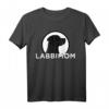 Labbimom Geschenk Labrador Mama Retriever - Schwarzes T-Shirt für Hundefans, perfekt für Labrador Liebhaber und Hundebesitzer zu Weihnachten, Geburtstag, Vatertag & Muttertag