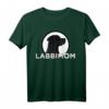 Labbimom Geschenk Labrador Mama Retriever - Schwarzes T-Shirt für Hundefans, perfekt für Labrador Liebhaber und Hundebesitzer zu Weihnachten, Geburtstag, Vatertag & Muttertag