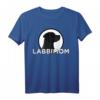 Labbimom Geschenk Labrador Mama Retriever - Schwarzes T-Shirt für Hundefans, perfekt für Labrador Liebhaber und Hundebesitzer zu Weihnachten, Geburtstag, Vatertag & Muttertag