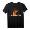 Labbimom Labrador Mama Retriever Foxred T-Shirt – Perfektes Outfit für Hundefans und Labrador Liebhaber, Ideal zu Weihnachten, Geburtstag, Vatertag & Muttertag