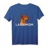 Labbimom Labrador Mama Retriever Foxred T-Shirt – Perfektes Outfit für Hundefans und Labrador Liebhaber, Ideal zu Weihnachten, Geburtstag, Vatertag & Muttertag