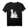 Faultier Koala Mama & Baby Reiten faul Lama Alpaka T-Shirt – Lustiges Tiermotiv für Koala- und Tierliebhaber, ideales Geschenk für Faulenztage & Weihnachten