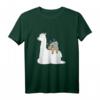 Faultier Koala Mama & Baby Reiten faul Lama Alpaka T-Shirt – Lustiges Tiermotiv für Koala- und Tierliebhaber, ideales Geschenk für Faulenztage & Weihnachten