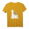 Faultier Koala Mama & Baby Reiten faul Lama Alpaka T-Shirt – Lustiges Tiermotiv für Koala- und Tierliebhaber, ideales Geschenk für Faulenztage & Weihnachten