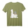 Faultier Koala Mama & Baby Reiten faul Lama Alpaka T-Shirt – Lustiges Tiermotiv für Koala- und Tierliebhaber, ideales Geschenk für Faulenztage & Weihnachten