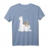 Faultier Koala Mama & Baby Reiten faul Lama Alpaka T-Shirt – Lustiges Tiermotiv für Koala- und Tierliebhaber, ideales Geschenk für Faulenztage & Weihnachten