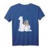 Faultier Koala Mama & Baby Reiten faul Lama Alpaka T-Shirt – Lustiges Tiermotiv für Koala- und Tierliebhaber, ideales Geschenk für Faulenztage & Weihnachten