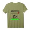 Lustiges Kinder Mama Papa Akku Leer Shirt - Familien-Shirt für Eltern, Oma & Opa mit Humor
