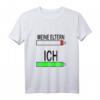 Lustiges Kinder Mama Papa Akku Leer Shirt - Familien-Shirt für Eltern, Oma & Opa mit Humor