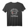 Herren Vater von 2 Töchtern mit leerem Akku - Lustiges Geschenk T-Shirt für Papa zum Geburtstag & Weihnachten