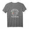Herren Vater von 2 Töchtern mit leerem Akku - Lustiges Geschenk T-Shirt für Papa zum Geburtstag & Weihnachten