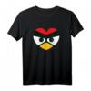 HapDog Angry Bird Herz T-Shirt – Liebevolles Merchandise für Kinder, Damen & Herren, Perfekt zum Valentinstag