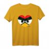 HapDog Angry Bird Herz T-Shirt – Liebevolles Merchandise für Kinder, Damen & Herren, Perfekt zum Valentinstag