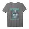 Star Wars The Mandalorian and Grogu Best Dad in the Galaxy T-Shirt – Perfektes Star Wars Geschenk für Vater, Familie & Fans