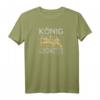 König der Lokomotive Eisenbahn Papa Sohn T-Shirt - Perfektes Geschenk für Züge- und Modelleisenbahn-Fans
