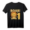 Löwe T-Shirt zum 1. Geburtstag für Kinder - Süße Afrika Tier Überraschung für Jungen und Mädchen, Geburtstagsgeschenk für 1-Jährige