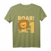 Löwe T-Shirt zum 1. Geburtstag für Kinder - Süße Afrika Tier Überraschung für Jungen und Mädchen, Geburtstagsgeschenk für 1-Jährige