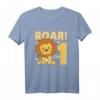 Löwe T-Shirt zum 1. Geburtstag für Kinder - Süße Afrika Tier Überraschung für Jungen und Mädchen, Geburtstagsgeschenk für 1-Jährige