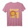 Löwe T-Shirt zum 1. Geburtstag für Kinder - Süße Afrika Tier Überraschung für Jungen und Mädchen, Geburtstagsgeschenk für 1-Jährige