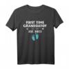 Zum ersten Mal Granddaddy Est 2023 T-Shirt – Geschenkidee für werdende Großväter, Babyankündigung & Familienfreude
