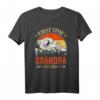 Bald Opa sein, Erstes Mal Opa 2024 T-Shirt – Lustiges Geschenk zur Schwangerschaftsankündigung, Vatertag & Babyparty