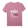 Mama Und Filipina Keine Angst Mutter Philippinen T-Shirt - Stolzes Filipino Design für Urlaub & Alltag